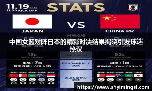 中国女篮对阵日本的精彩对决结果揭晓引发球迷热议